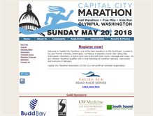 Tablet Screenshot of capitalcitymarathon.org